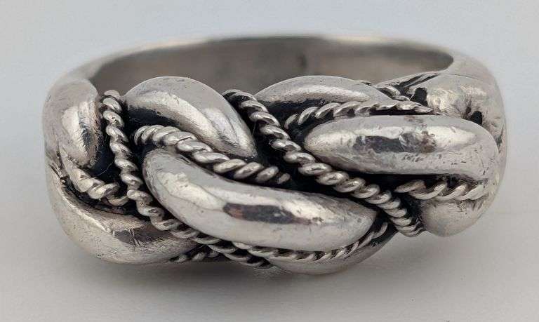 Sterling Latvian Namejs Ring