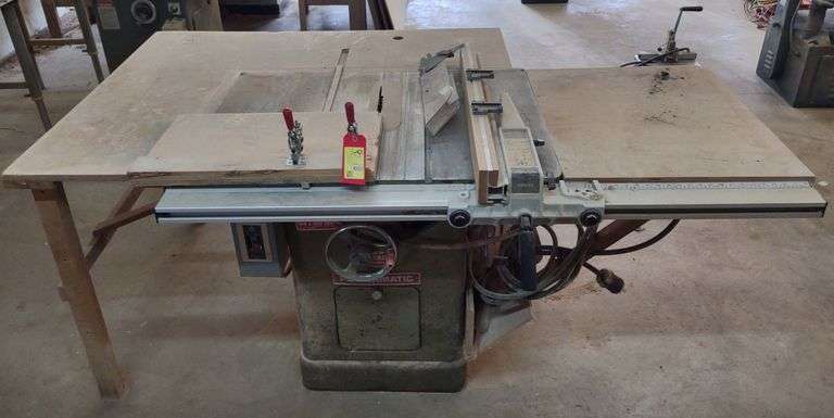 Powermatic 66 Table Saw w/ Custom Made Work Table