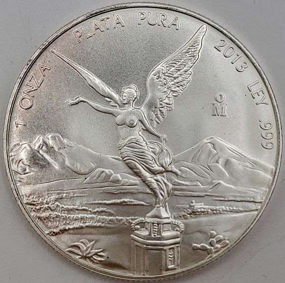 2013 Mexico Silver Libertad 1 Ounce .999 Fine Silver Coin