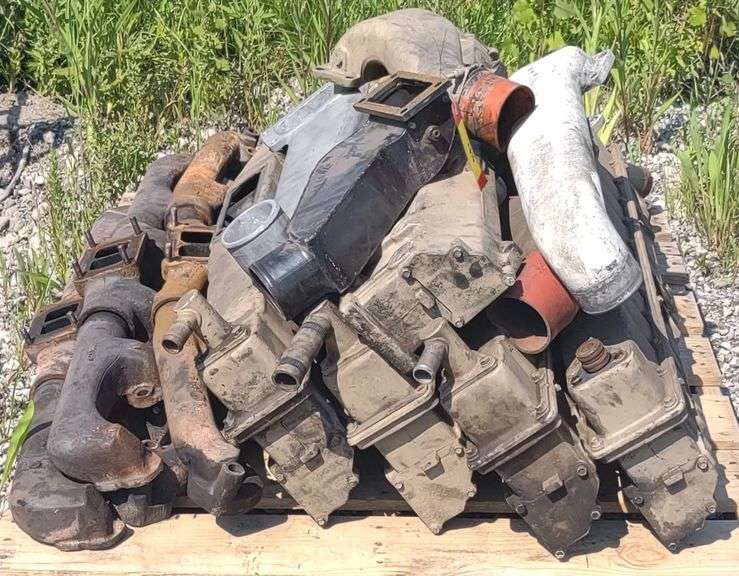 Various Detroit Diesel Exhaust Manifolds