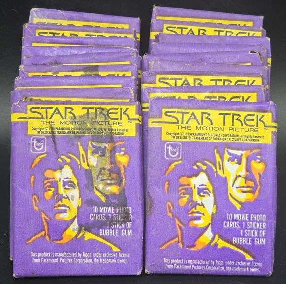 (U) Star Trek " The Motion Picture " 1979 Paramont Topps Packets