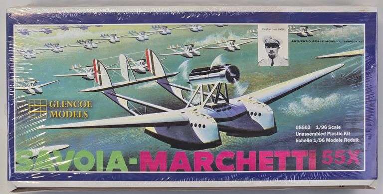 1/96 Scale Glencoe Models Savoia-Marchetti 55X Model Kit - Sealed