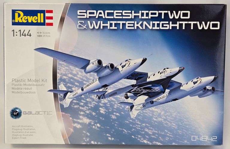 1/144 Scale Revell SpaceShipTwo & WhiteKnightTwo Model Kit - Sealed