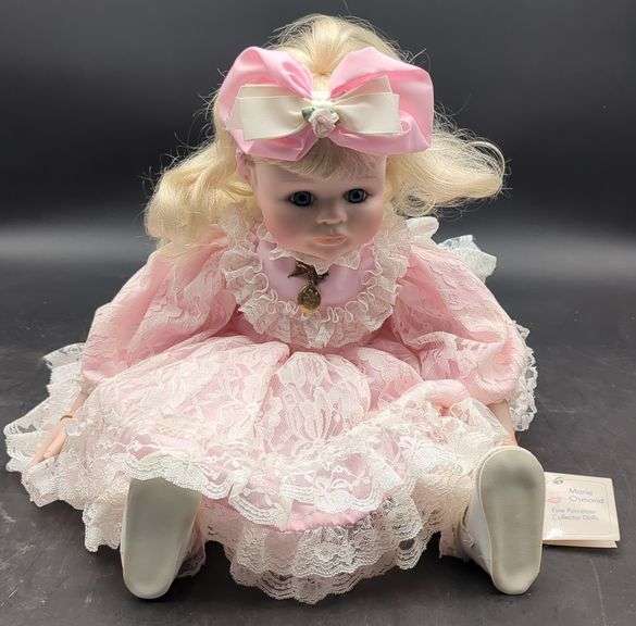 (L) Marie Osmond fine collectors Dolls " Picture Day" in the box.