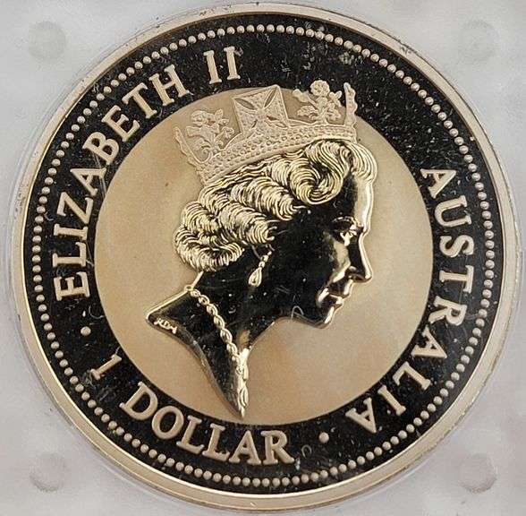 1995 Australian Kookaburra 1 Ounce .999 Fine Silver Coin