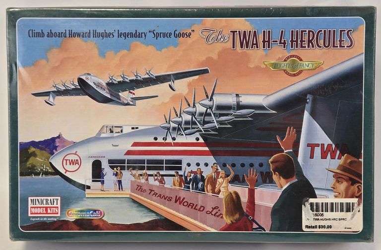 1/200 Minicraft TWA H-4 Hercules Model Kit - Sealed