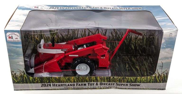 1/16 SpecCast Cockshutt 1650 Tractor with 2 Row Corn Picker & Sheller