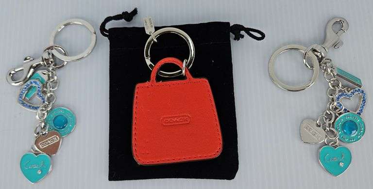 (W) 3 Coach Keychains - Kraft Auction Service, LLC