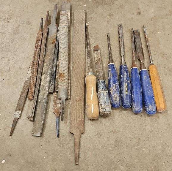 Lot Of Files & Wood Working Tool's