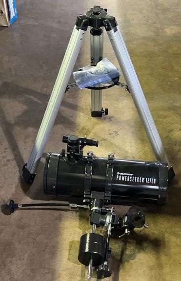 O CELESTRON POWERSEEKER 127EQ Telescope Kraft Auction Service LLC O CELESTRON POWERSEEKER 127EQ Telescope Kraft Auction Service LLC
