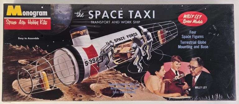 Monogram Space Taxi Transport and Work Ship Model Kit - Sealed