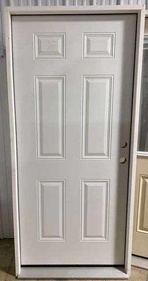 REEB 36” LH 6-Panel Pre-Hung Exterior Door