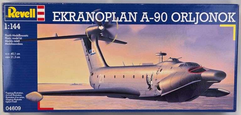 1/144 Scale Revell Ekranoplan A-90 Orljonok Aircraft Model Kit - NIB