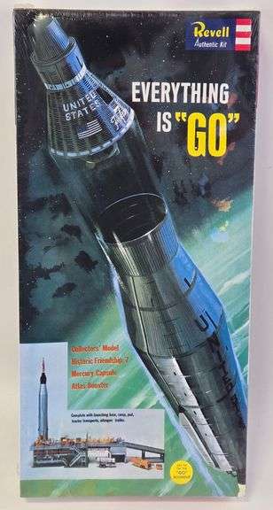 Revell Mercury Capsule and Atlas Booster Model Kit - Sealed
