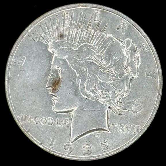 1935-S U.S. Peace Silver Dollar