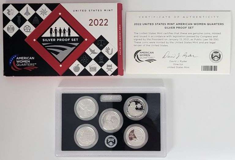 2022 United States American Women Quarters Silver Proof Set