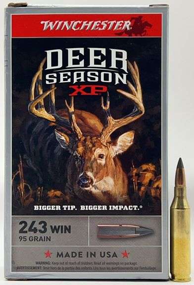 Winchester Deer Season XP 243 WIN Centerfire Cartridges