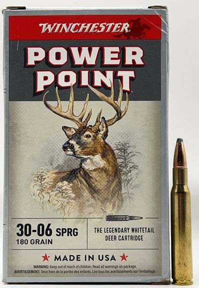 Winchester Power Point .30-06 SPRG Centerfire Cartridges