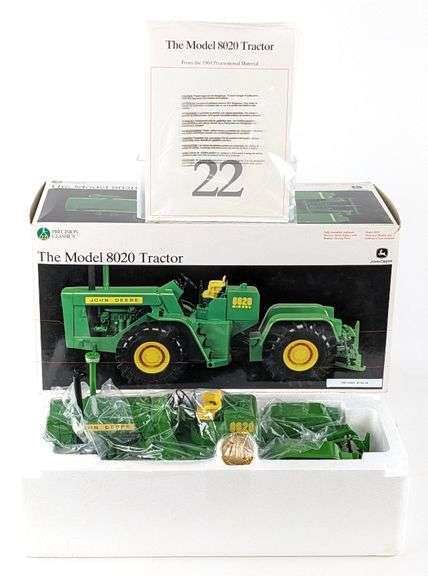 1/16 Ertl John Deere 8020 Diesel 4wd Tractor Precision Classics #22