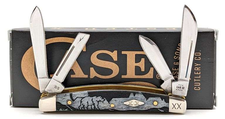 Ltd 2023 Case XX David Yellowhorse Grizzly Mountain Small Congress 6468 w/ Box
