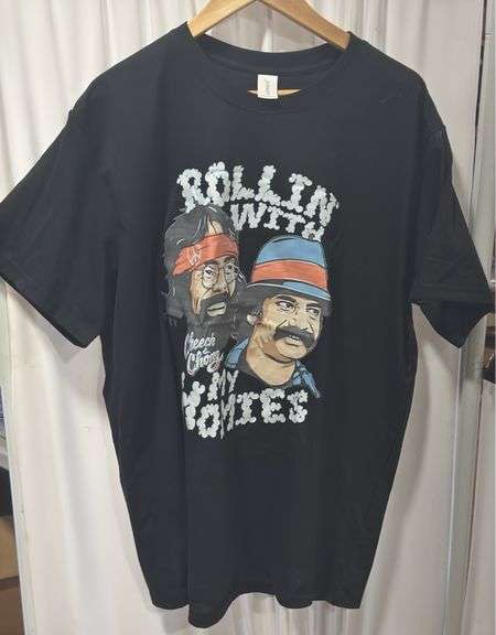 Cheech & Chong Rollin with My Homies Tour Party Concert XXL T-Shirt