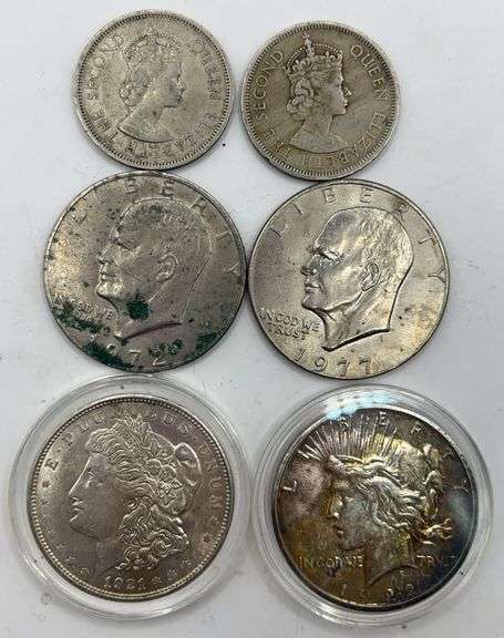 (J) 1921-1977 Silver Dollars