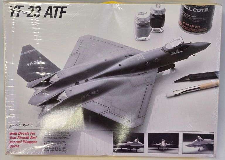 1/72 Scale Testors YF-23 ATF Aircraft Model Kit - Sealed