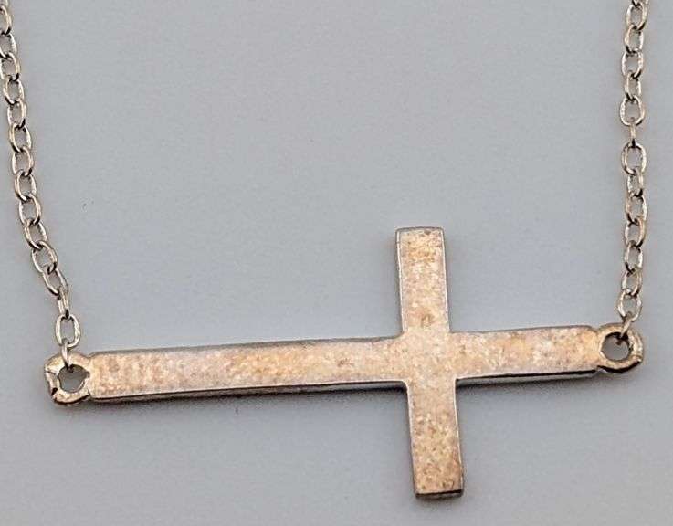 Sterling Cross Necklace