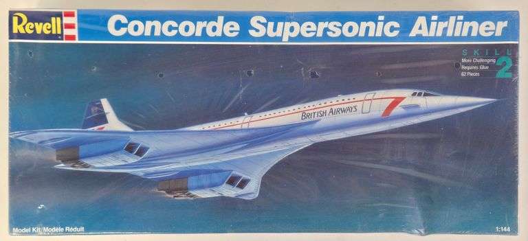 1/144 Scale Revell Concorde Supersonic Airliner Model Kit - Sealed