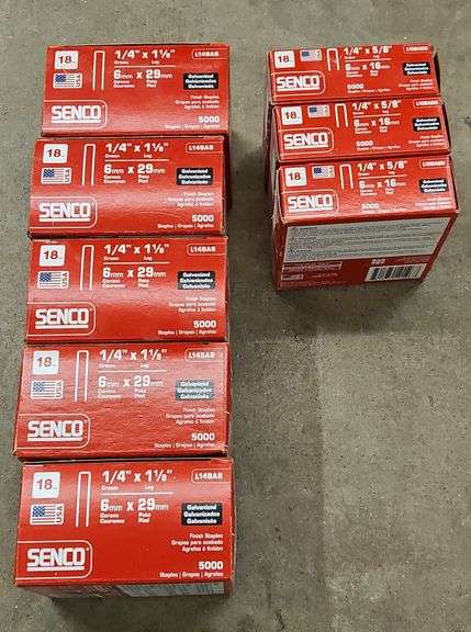 Senco Galvanized Finish Staples