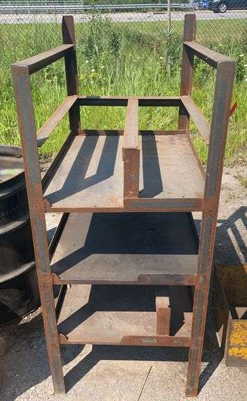 Industrial Metal Shelving Unit