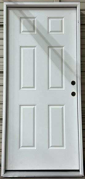 REEB 36” LH 6-Panel Pre-Hung Exterior Door