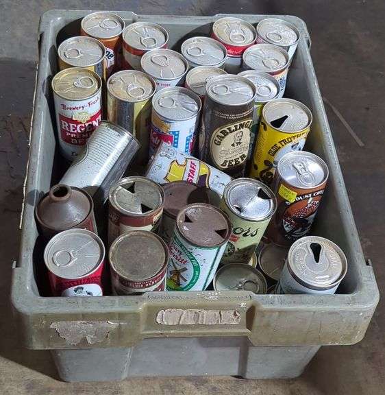 (U) Vintage Beer cans (empty) .
