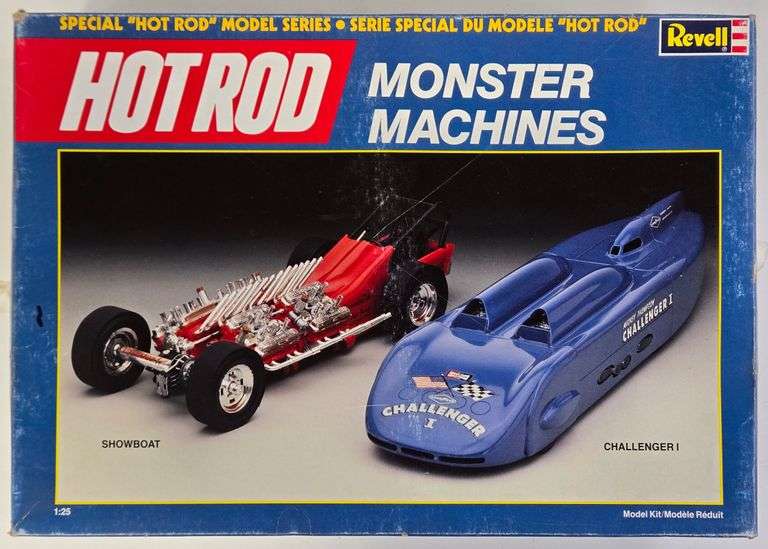 1/25 Revell Hot Rod Monster Machines "Showboat & Challenger I" Model Kit