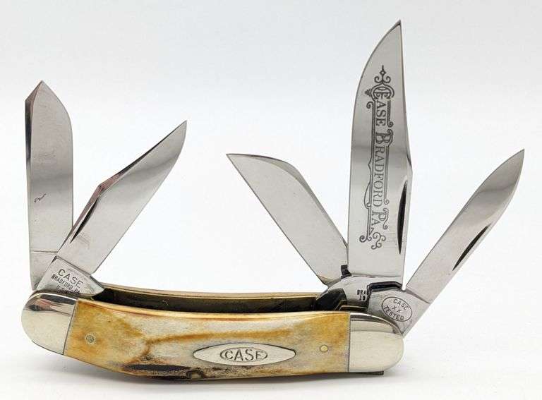 1993 Case XX Classic 1 of 31 Stag 5-Blade Sowbelly 55039