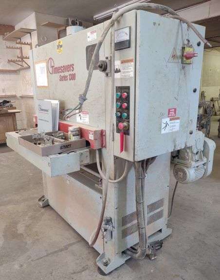 Timesavers Series 1300 Wide Belt Sander w/ Owners Manual & Sanding Belts