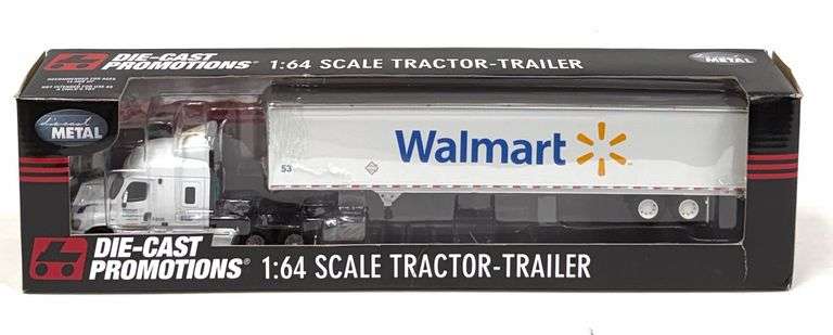 DCP 1:64 Walmart Freightliner Tractor and Trailer, Series II