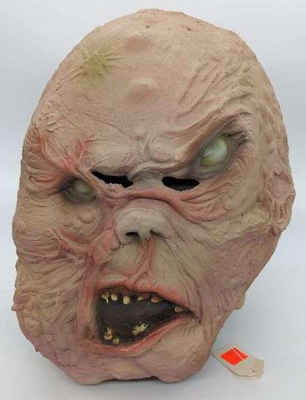 Vintage Mutant Zombie Halloween Rubber Latex Mask
