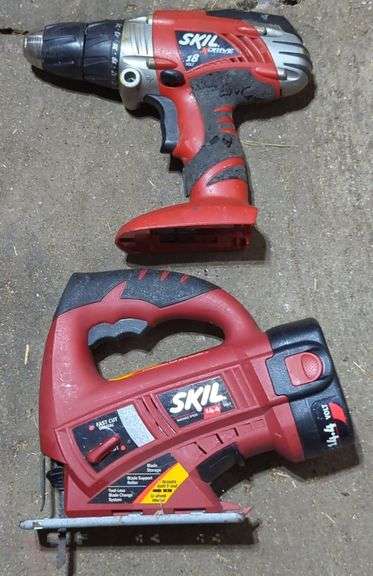 SKIL XDrive 18 Volt Drill (2887-B4) & Jigsaw