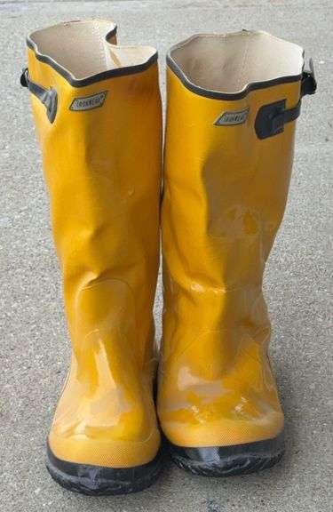 Iron Wear 14” Slip On Yellow  Cotton-Lined Slush Boots