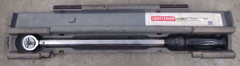 Craftsman Microtork Torque Wrench - Kraft Auction Service, LLC