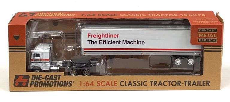 DCP 1:64 Freightliner "The Efficient Machine" Tractor and Trailer in Box