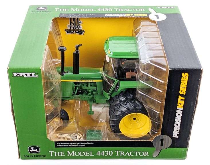 1/16 Ertl John Deere Model 4430 Tractor w/ Duals & Cab Precision Key Series #1