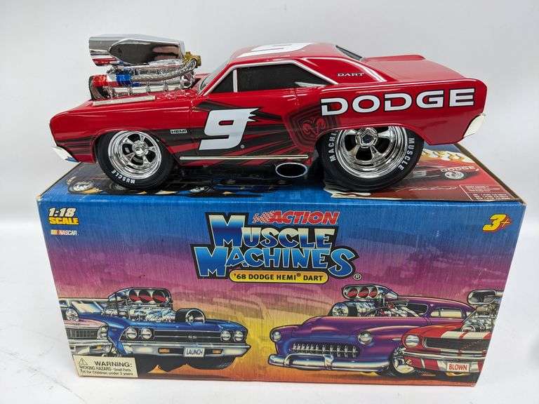 1:18 Die-Cast Muscle Machines Kasey Kahne 1968 Dodge Dart In Box