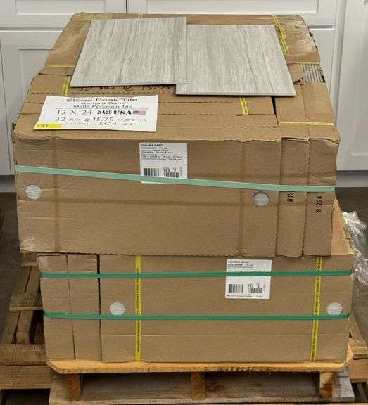 504 SqFt Stone Peak Sahara Sand Matte 12in x 24in Porcelain Tile