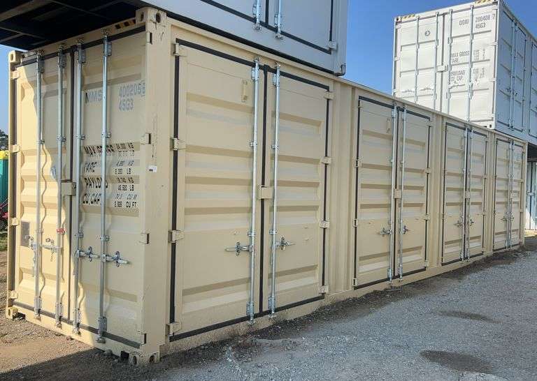 2025 40’ Multi-Door Storage Container - Kraft Auction Service, LLC