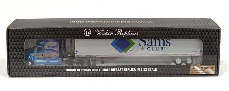DCP 1:53 Tonkin Replicas Sam's Club/Walmart International Prostar Tractor with Trailer in Box