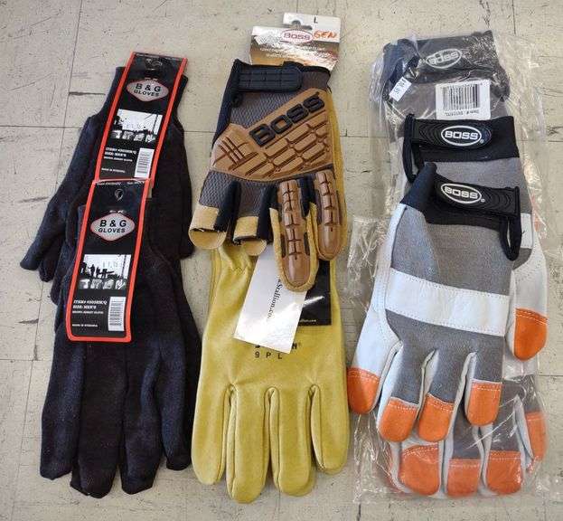 Various Work Gloves Incl. Boss