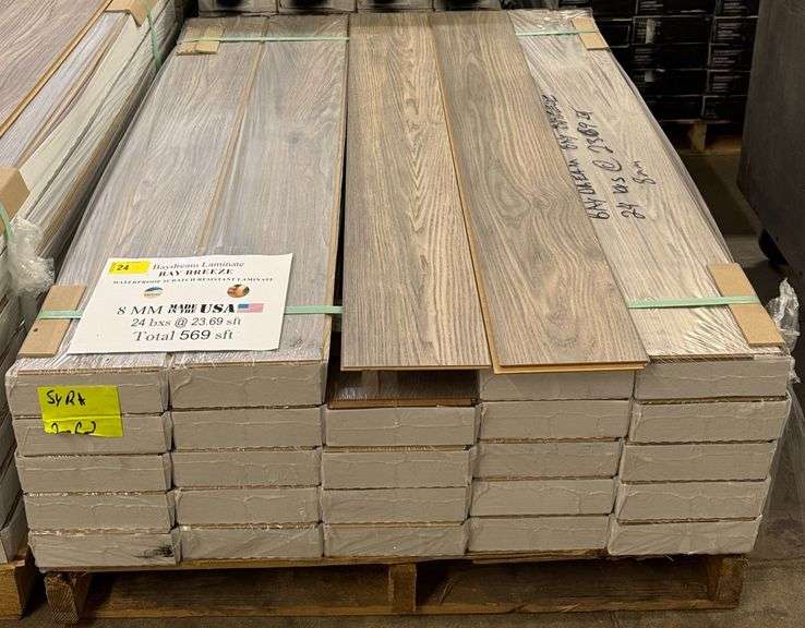 569 SqFt Baydream Bay Breeze 8mm Waterproof Laminate Flooring