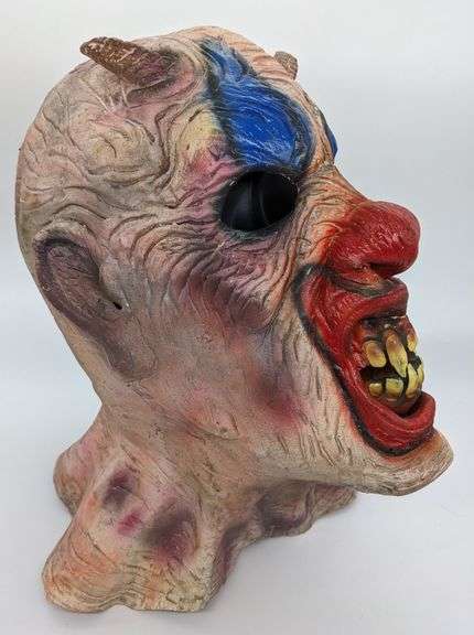Devil Evil Clown Rubber Latex Halloween Mask